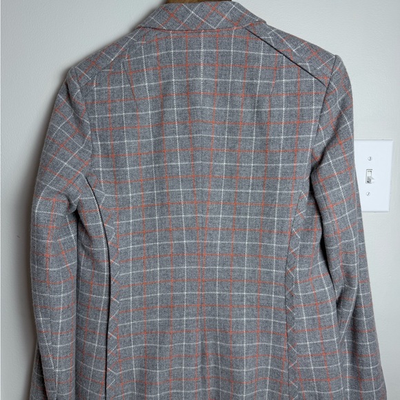 rag & bone Gray and Red Plaid Blazer - Picture 2 of 16
